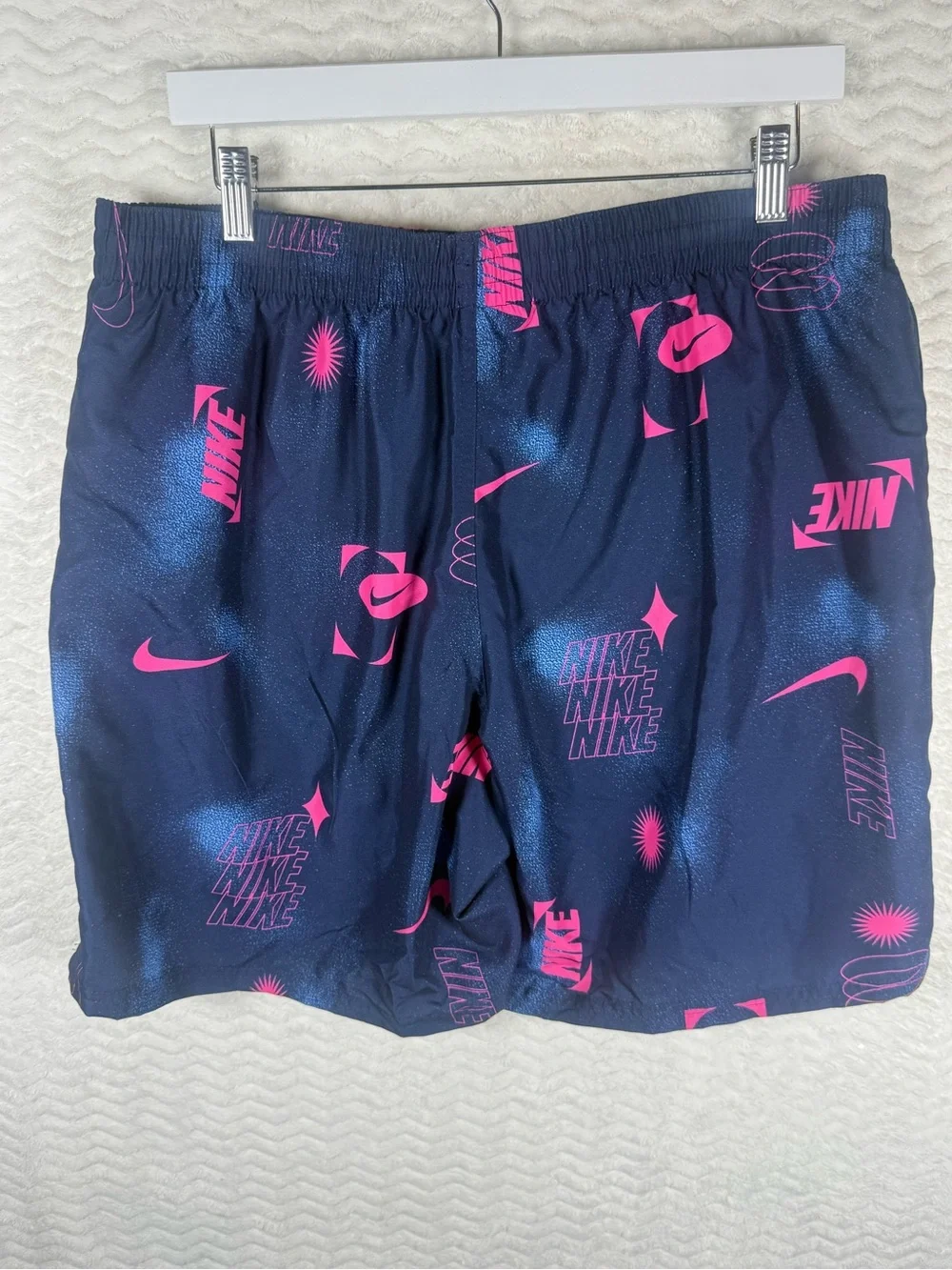 Nike 7-inch volley swim trunks in midnight navy